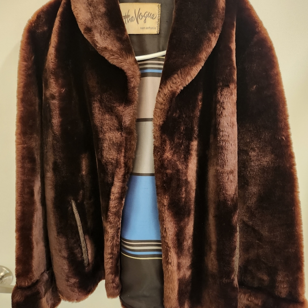 Vintage Faux Fur Coat
